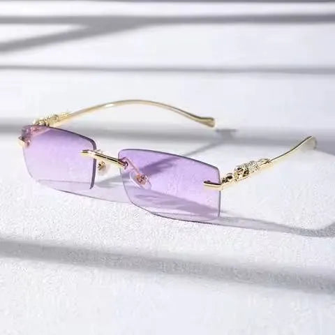 Chic Rimless Square Glasses